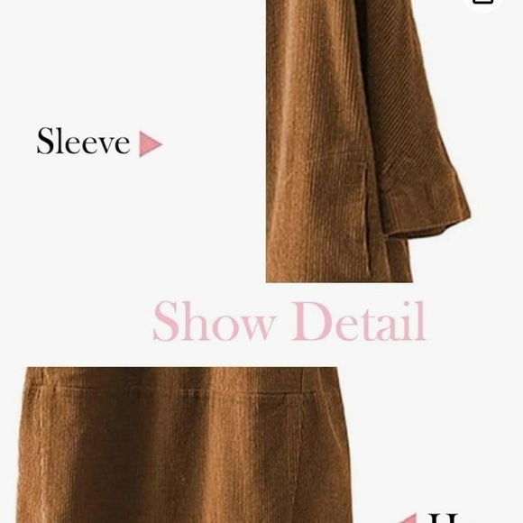 NWT Minibee Corduroy XXL Dress - Picture 11 of 11